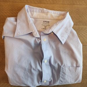 Izod Sky Blue Long Sleeve Dress Shirt